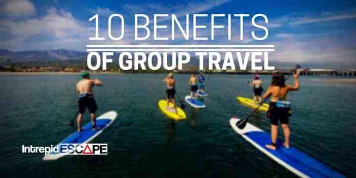 Benefits of group travel
