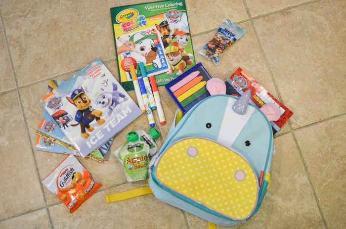 Toddler travel essentials